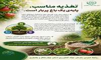  تغذیه مناسب، پایه ی یک باغ پربار است